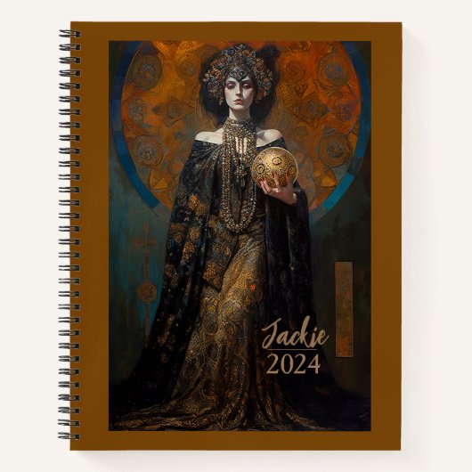 Dark Queen Fantasy Sorceress Journal Notizblock (Vorderseite)