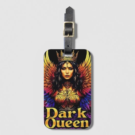 Dark Queen Gepäckanhänger (Vorderseite Vertikal)