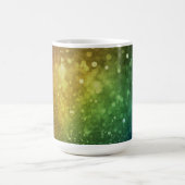 Dark Rainbow Colored Bokeh Style Tasse (Mittel)