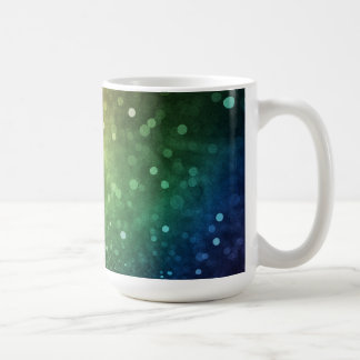 Dark Rainbow Colored Bokeh Style Tasse
