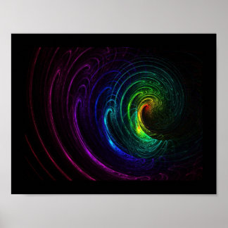 Dark Rainbow Poster