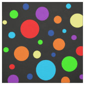 Dark Rainbow Spots Fabric Stoff (Muster)