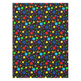 Dark Rainbow Spots Tablecloth Tischdecke