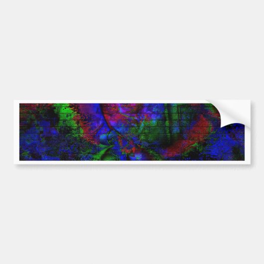 Dark Rave Graffiti Autoaufkleber (Vorne)