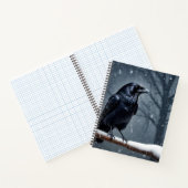 Dark Raven Black Bird Notizblock (Innenseite)