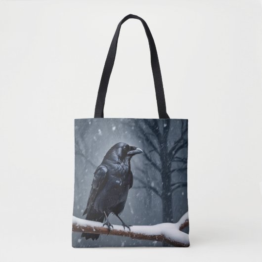 Dark Raven Black Bird Tasche (Vorderseite)