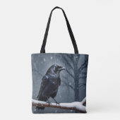 Dark Raven Black Bird Tasche (Rückseite)