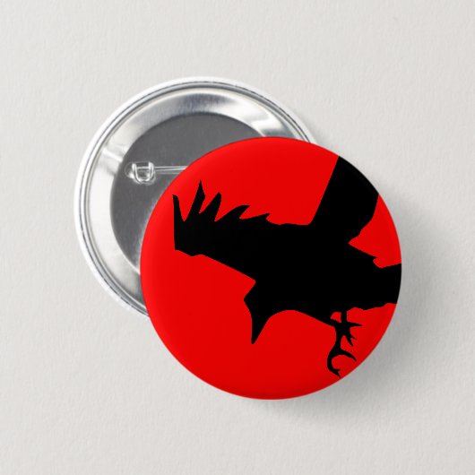 Dark Raven Button (Vorne & Hinten)