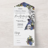 Dark Raven Lila Rose behandeln All In One Einladung (Innen Boden)