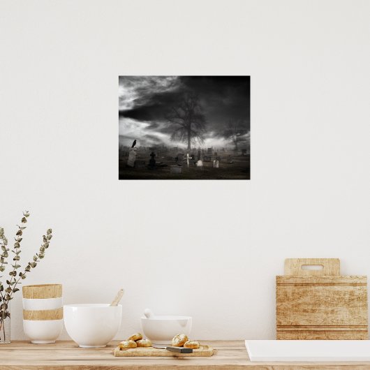 Dark Raven Poster (Küche)