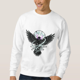 Dark Raven Under the Halloween Moon Sweatshirt