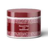 Dark Red Abstrakt Waterproof Cosmetics Jar Label Wasserflaschenetikett