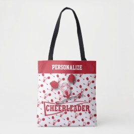 Dark Red Cheerleader Girl Tasche