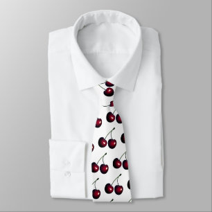 Dark Red Cherry Neck Tie - Custom Colors Krawatte