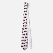 Dark Red Cherry Neck Tie - Custom Colors Krawatte (Vorderseite)
