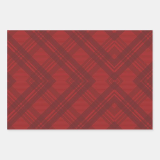 Dark Red Christmas Geschenke Geschenkpapier Set (Vorderseite 2)