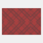 Dark Red Christmas Geschenke Geschenkpapier Set (Vorderseite)