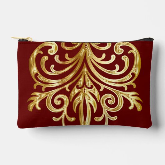 Dark Red, Christmas Gifts Authority® Zubehörtasche (Vorderseite)