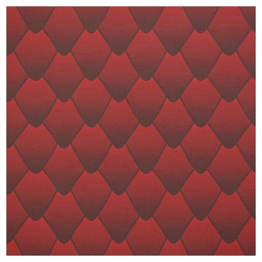 Dark Red Dragon Scales Stoff (Muster)