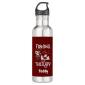 Dark Red Fishing ist mein Therapieruderboot Edelstahlflasche (Vorderseite)
