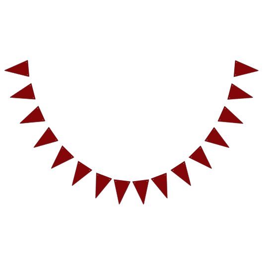 Dark Red - Fügen Sie Ihr eigenes Zeichen, Foto, Na Wimpelkette (Alle)