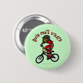 Dark Red Girls BMX Button (Vorne & Hinten)