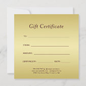 Dark-red gold design,Logo or Photo in gold circle, (Rückseite)