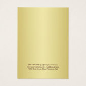 Dark-red gold design,Logo or Photo in gold circle, (Rückseite)