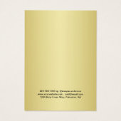 Dark-red gold design,Logo or Photo in gold circle, (Rückseite)