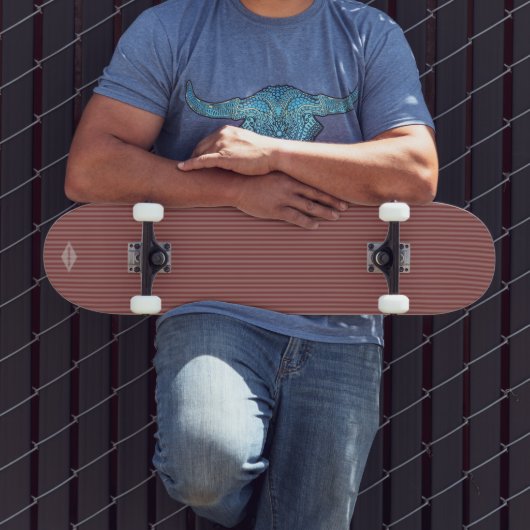 Dark Red Gradient HAMbWG Skateboard (Außenbereich 3)
