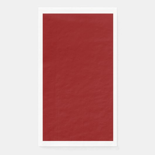 Dark Red Guest Napkin Serviette (Vorderseite)