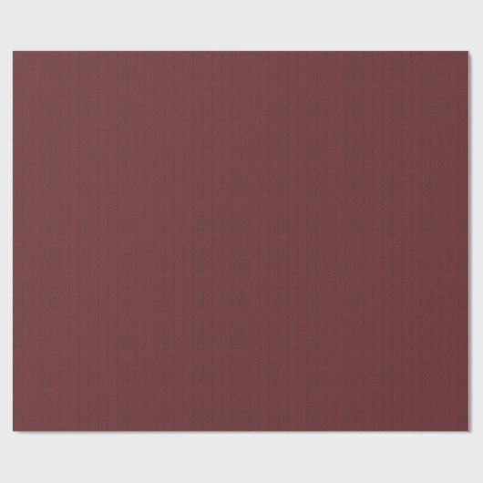 Dark Red Herringbone Muster Wrapping Paper Roll Geschenkpapier (Flach)