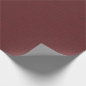 Dark Red Herringbone Muster Wrapping Paper Roll Geschenkpapier (Ecke)