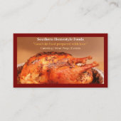 Dark Red Homestyle gekochte Türkei Fertiggerichte Visitenkarte (Vorderseite)