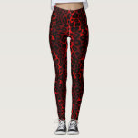Dark Red Leopard Animal Print Leggings<br><div class="desc">Dunkelroter Leopard-Leggings für Tiermuster ⭐ 99% meiner Designs in meinem Geschäft sind in Schichten gemacht. Dadurch können Sie die Größe und den Text leicht verändern und verschieben, sodass die Grafik und der Text perfekt zu jedem Produkt passen. ⭐ (Bitte vergewissern Sie sich vor der Bestellung, dass Sie Grafiken verändern oder...</div>