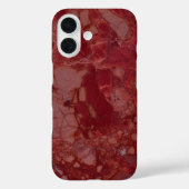 Dark Red Marble Case-Mate iPhone Hülle (Rückseite)