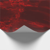 Dark Red Marble Texture Look Geschenkpapier (Ecke)