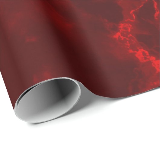 Dark Red Marble Texture Look Geschenkpapier (Rolleneckpunkt)