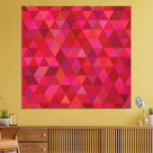 Dark Red Mosaic Leinwanddruck (Insitu (Wohnzimmer))