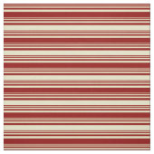 Dark Red & Pale Goldenrod Linienmuster Stoff (Muster)