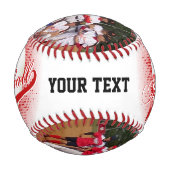 Dark Red Retro Foto Baseball Sports (Rückseite)