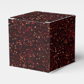 Dark Red Ruby Glitzer Geschenkschachtel (Vorderseite)