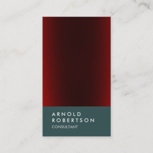 Dark Red Slate Grau Trend Consultant Business Card Visitenkarte