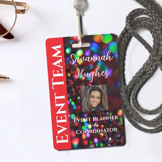 Dark Red Sparkling Foto Ausweis