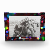 Dark Red Sparkling Fotoblock (Vorderseite)