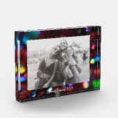 Dark Red Sparkling Fotoblock (Links)