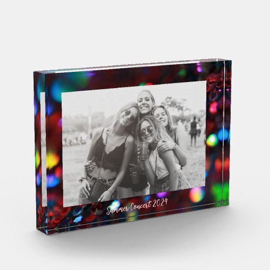 Dark Red Sparkling Fotoblock (Links)