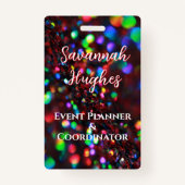 Dark Red Sparkling ID Ausweis (Vorderseite)