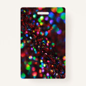 Dark Red Sparkling ID Ausweis (Rückseite)