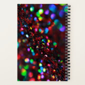 Dark Red Sparkling Journal Notizblock (Rückseite)
